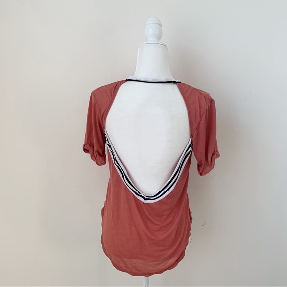 Free People Movement Zephyr Open Back Tee Shirt - Picture 4 of 9